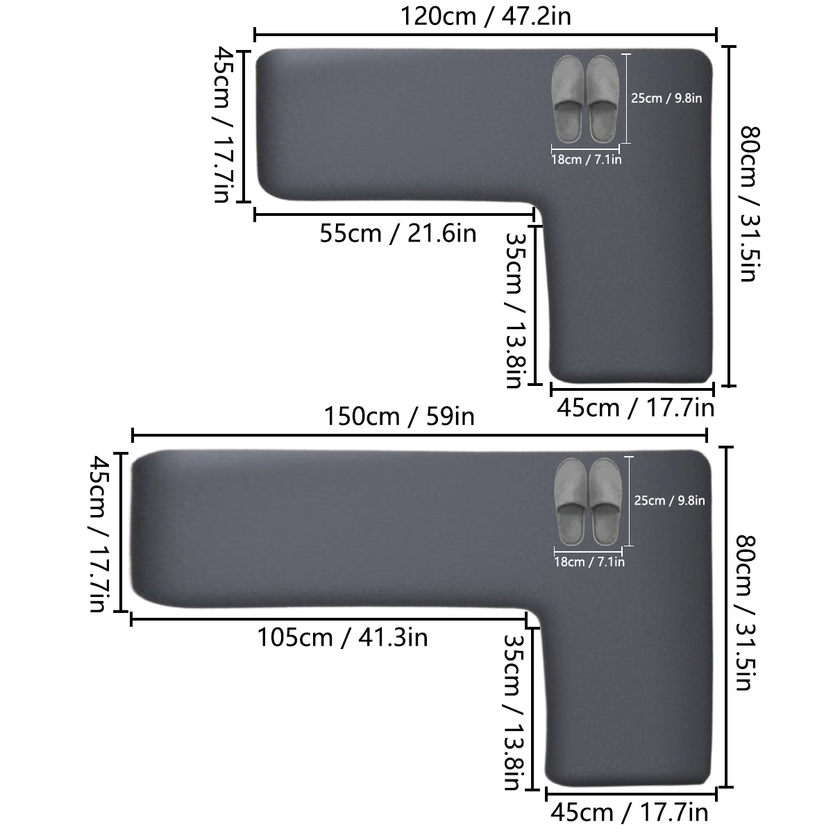 Simple thickened corner floor  - Home Bathroom Carpet avaliação e preço