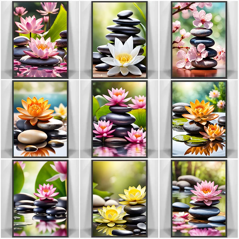 Pink Lily Tranquility Spa Zen  - Home Bathroom Scene avaliação e preço