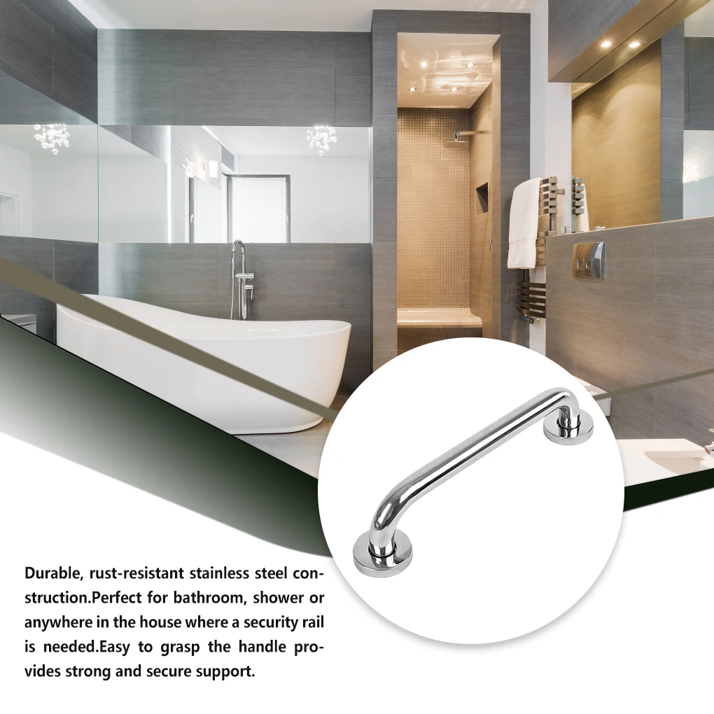 Towel Grab Bar Stainless Steel - Home Goods Bathroom Vanity avaliação e preço