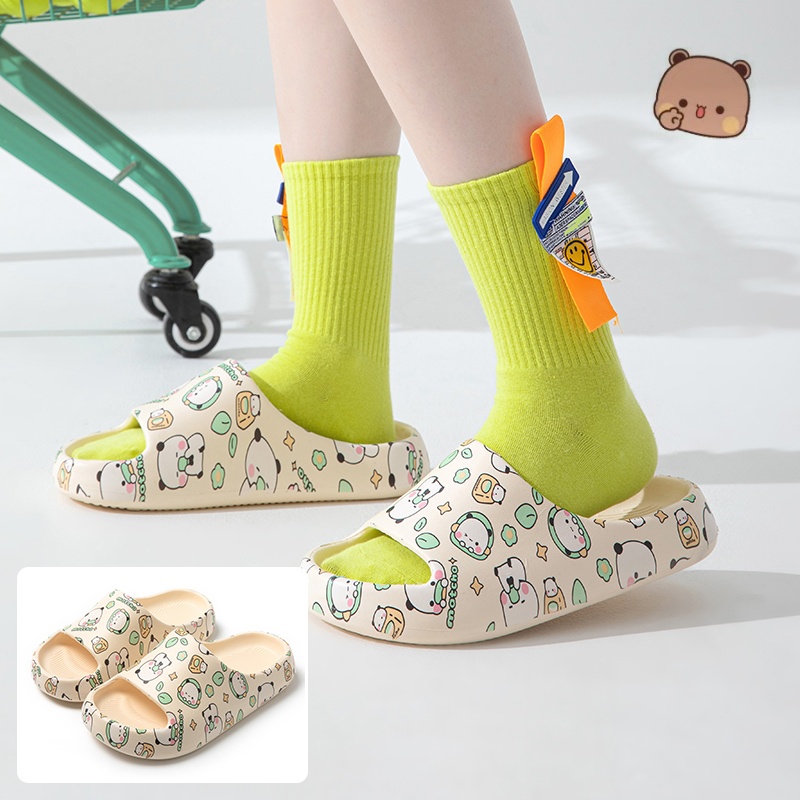 Kawaii Bubu Dudu Bear Slippers - Home Edit Bathroom avaliação e preço