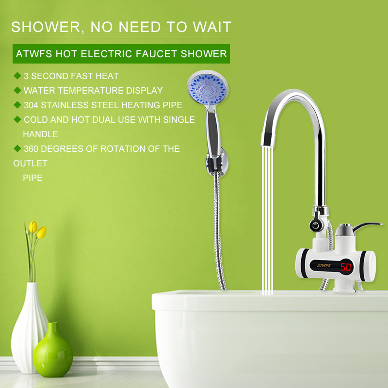 ATWFS 3000W Tankless Water Hea - Home Bathroom Water Heater avaliação e preço