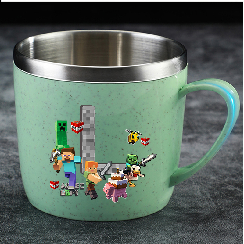 Minecrafted Water Cup for Boy  - Home Edit Bathroom avaliação e preço