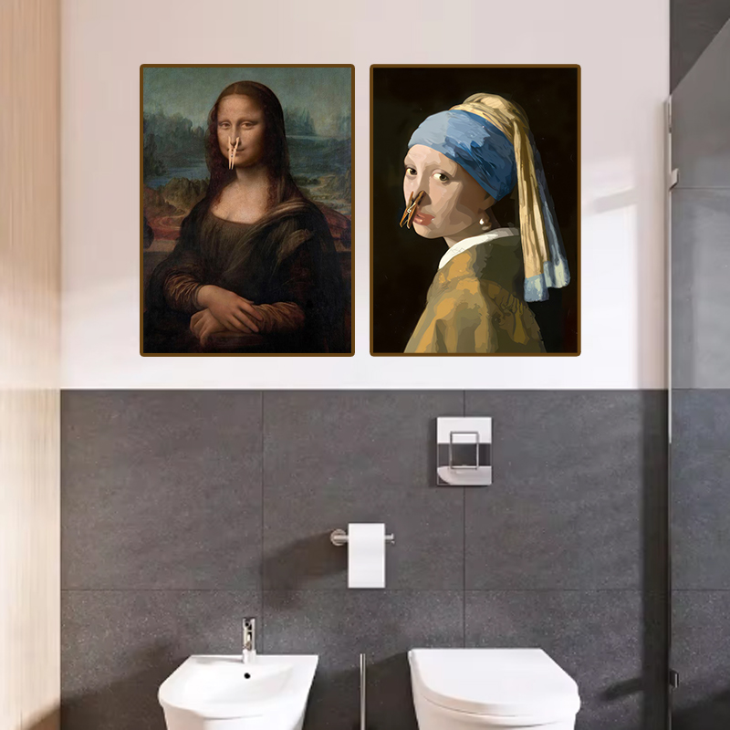 1pc Funny Abstract Bathroom To - Home Bathroom Pictures avaliação e preço