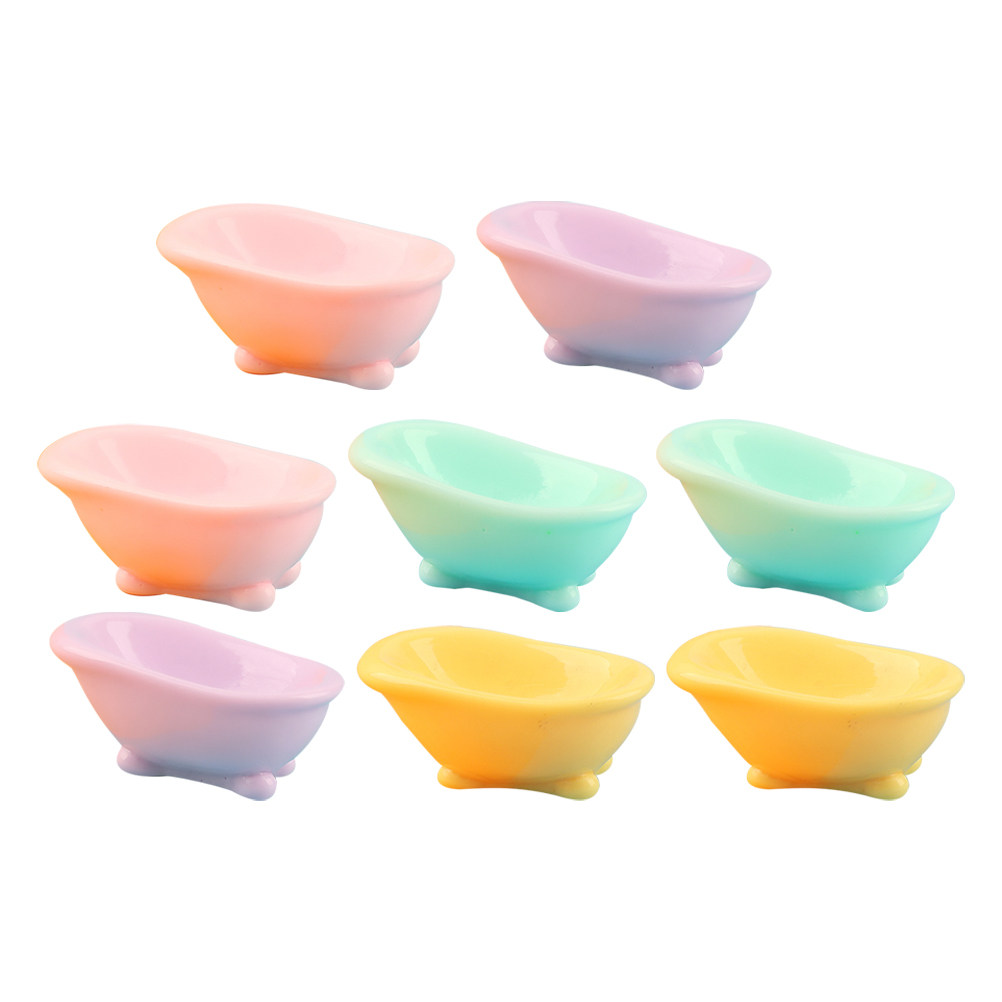 8Pcs Micro Landscape Resin Min - Home Bathroom Scene avaliação e preço