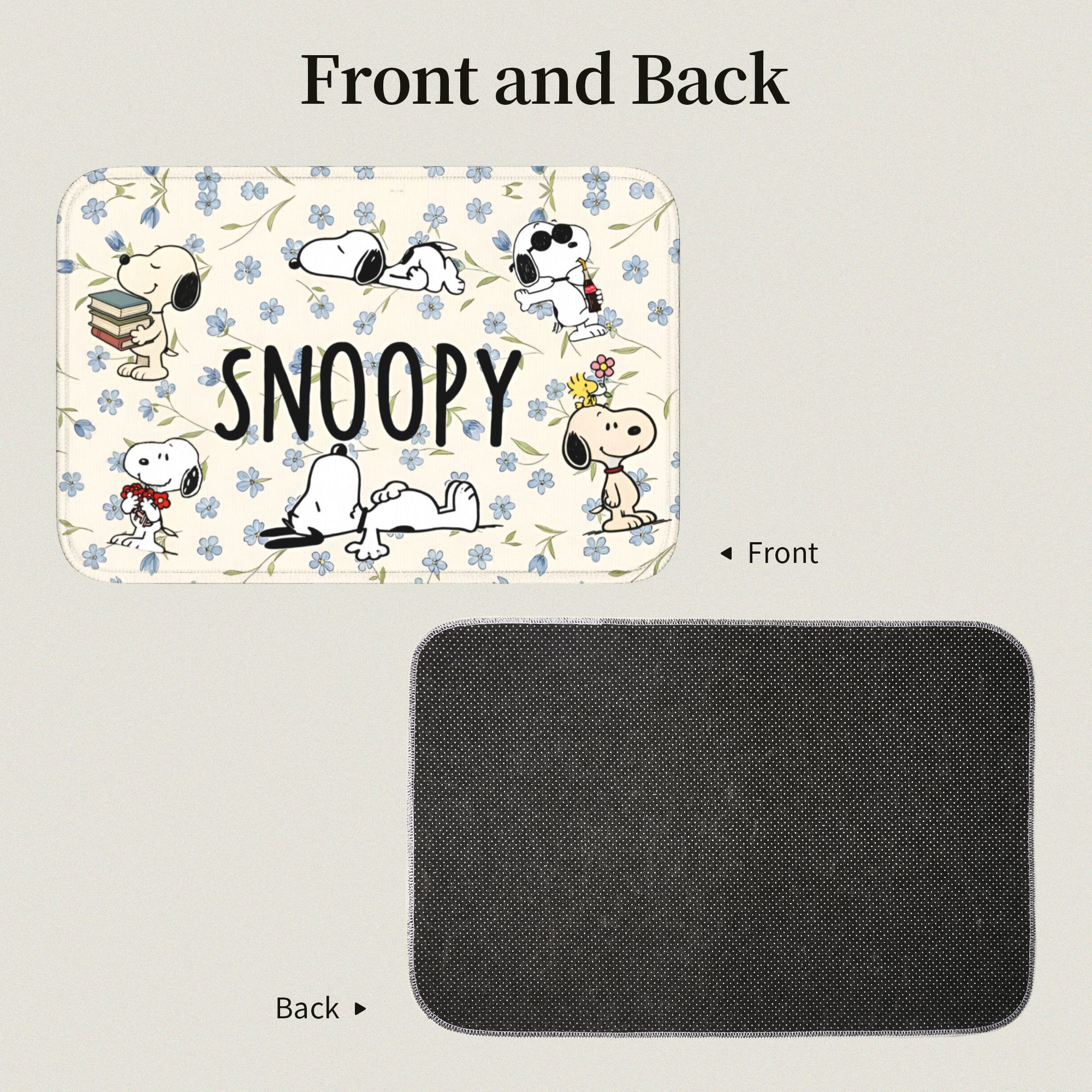 Custom Cute Cartoon S-Snoopys  - Home Bathroom Floor Mats avaliação e preço