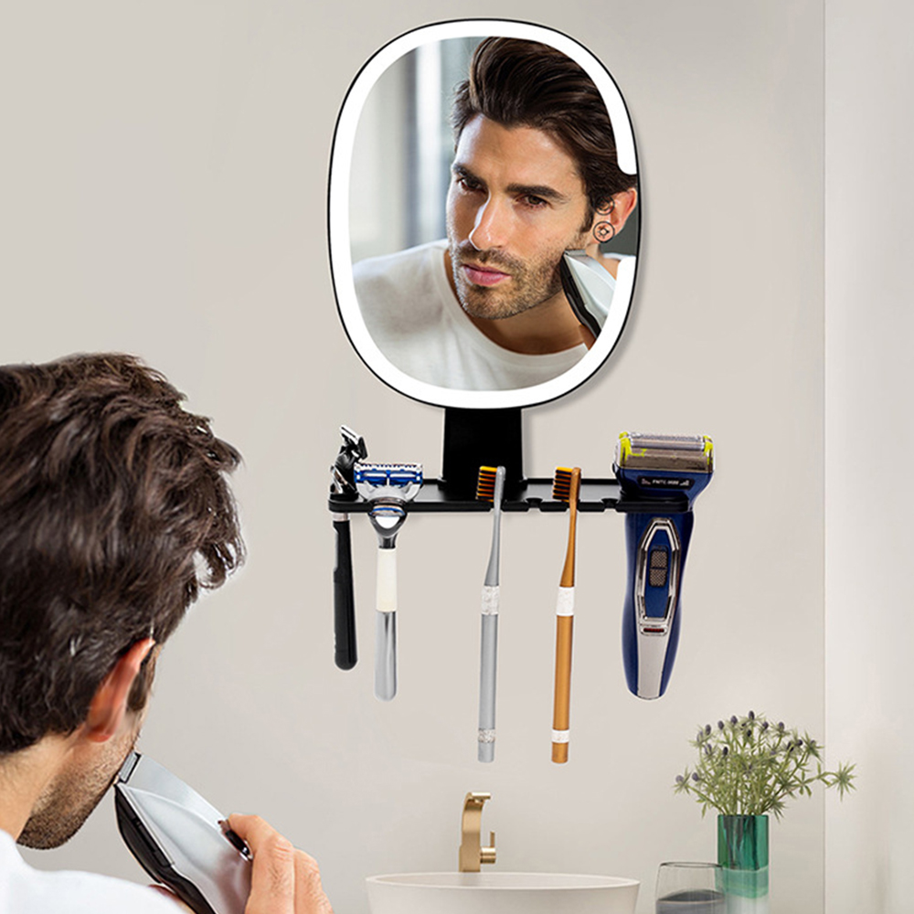 LED Shower Mirror Fogless for  - Shaving Mirror Suction avaliação e preço