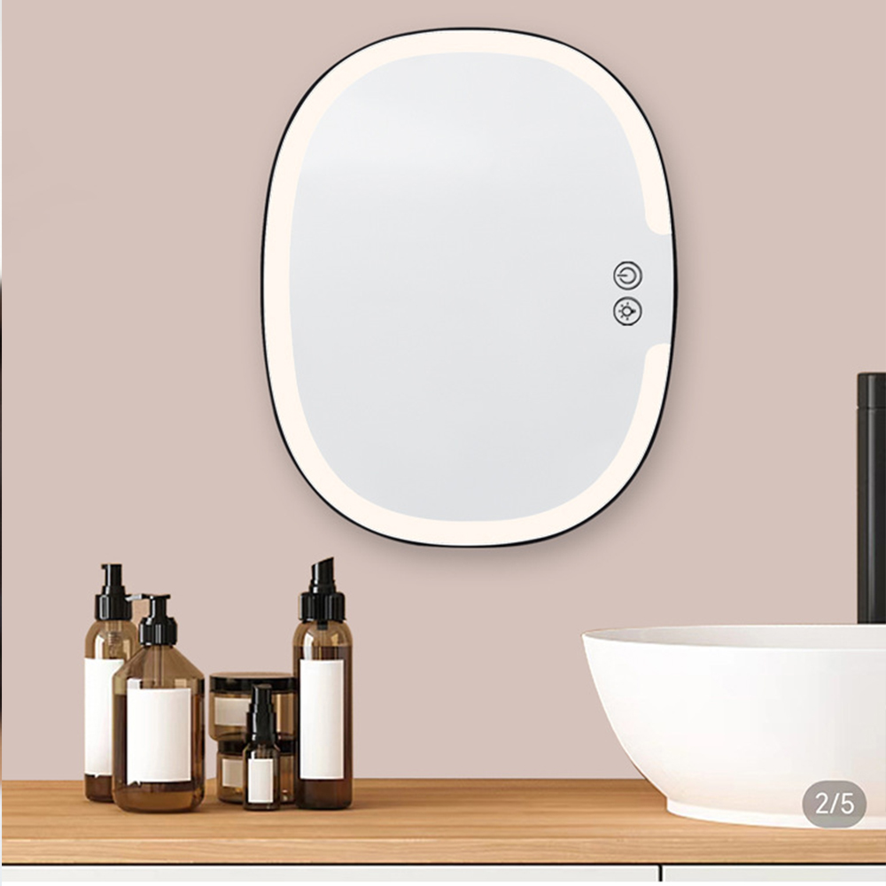 LED Shower Mirror Fogless for  - Shaving Mirror Suction avaliação e preço