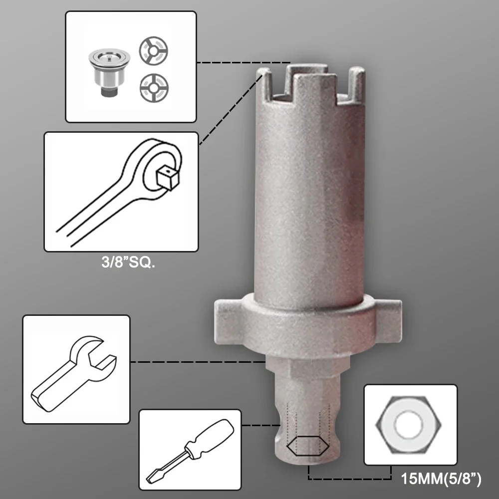 Sink Faucet Wrench Plumbing Re - Home Bathroom Water Heater avaliação e preço