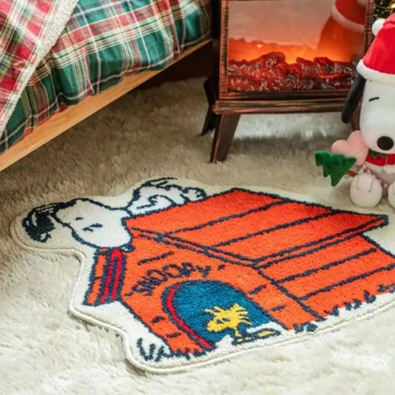 Cute Snoopy Cartoon Floor Mat  - Home Edit Bathroom avaliação e preço