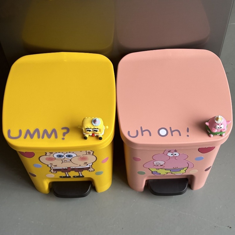 Cute Patrick Star Pedal Trash  - Home Edit Bathroom avaliação e preço