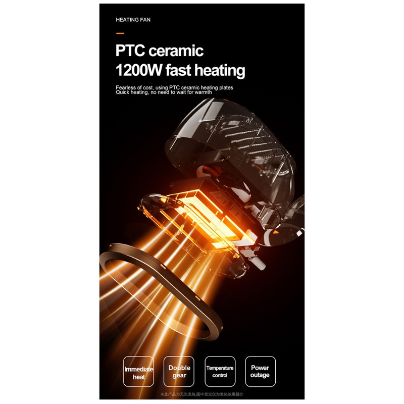 【SIMPLE】Mini Heater 1200W Port - Home Bathroom Design Simple avaliação e preço