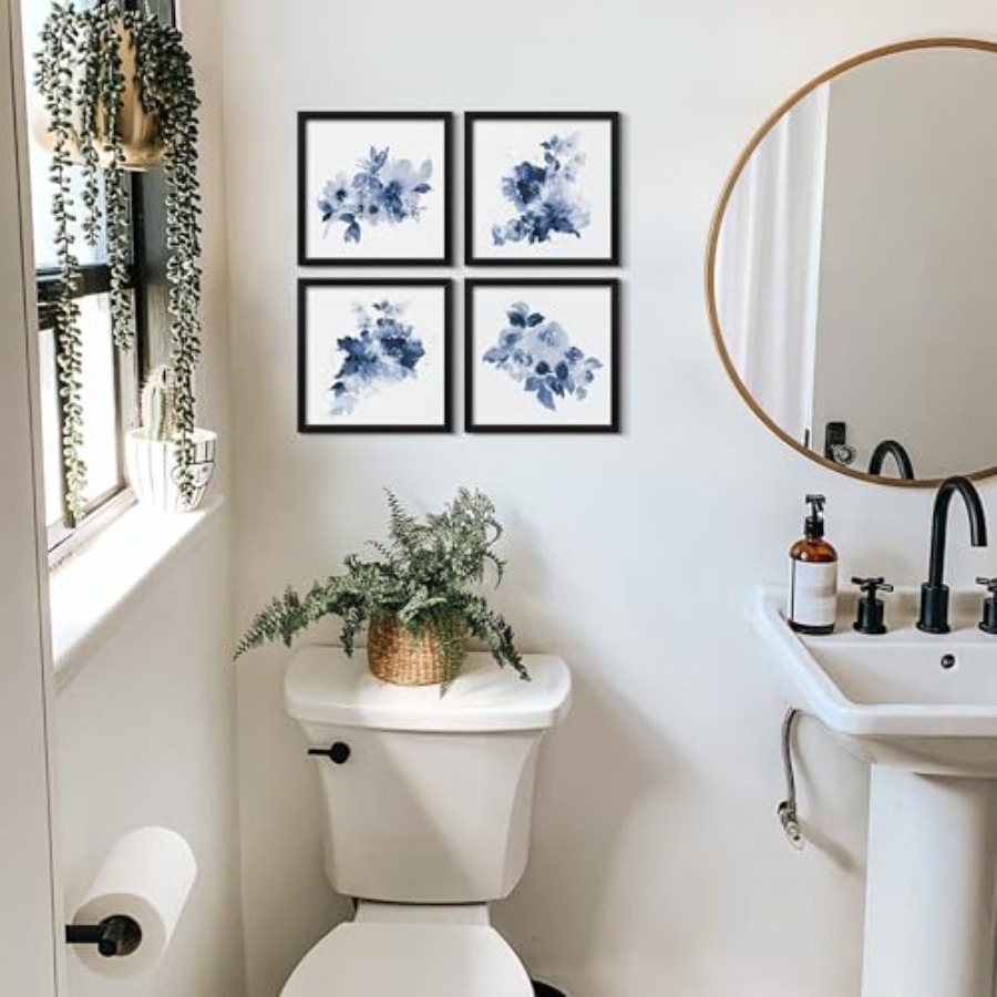 Framed Bathroom Wall Decor Nav - Home Bathroom Pictures avaliação e preço