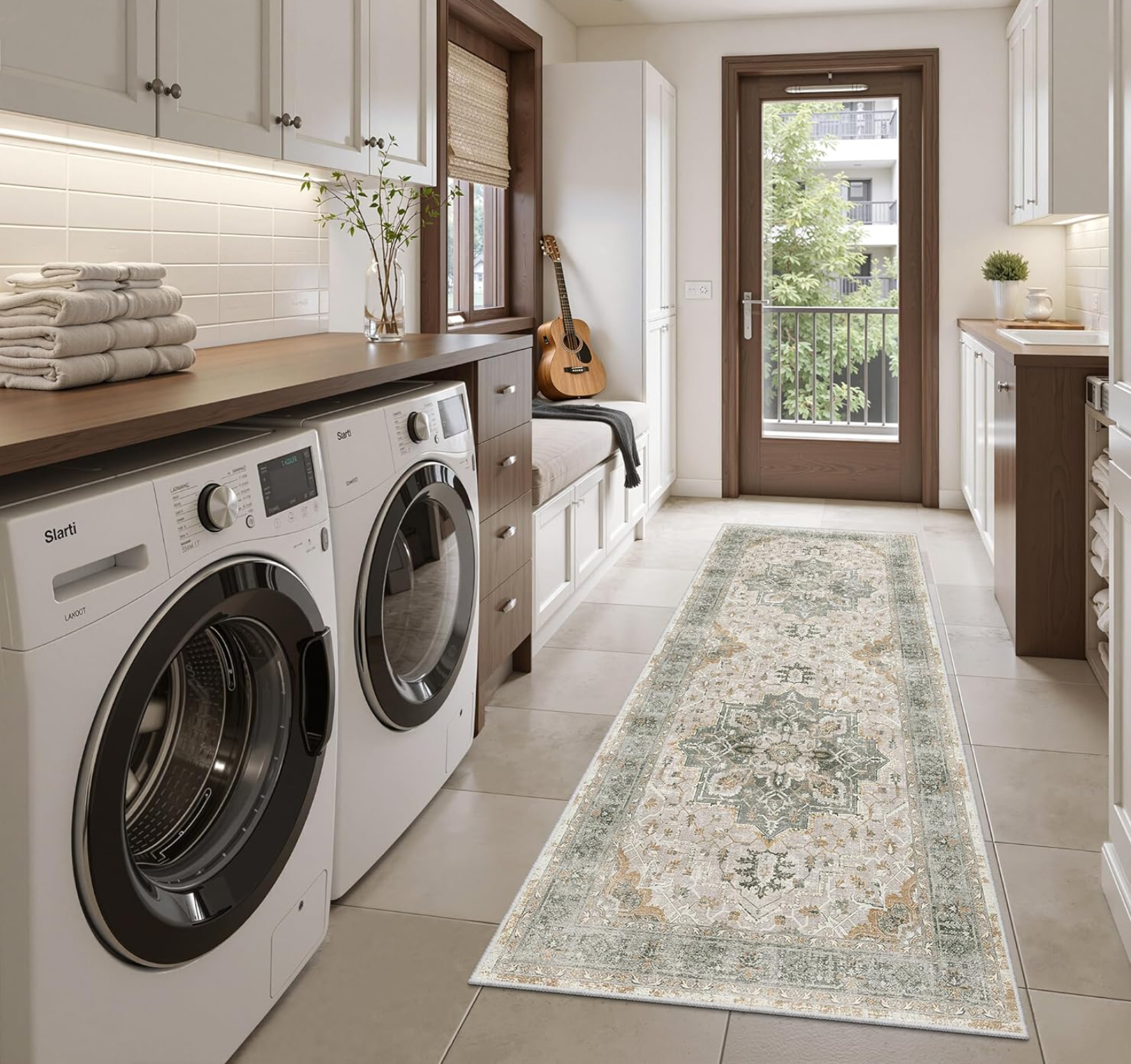 Multi-scene Long Runner Rug No - Home Bathroom Scene avaliação e preço