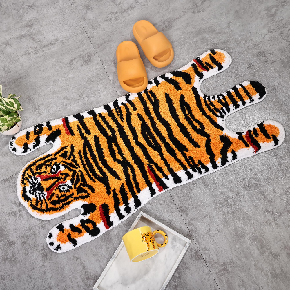 VIKAMA Cartoon Tiger Bathroom  - Home Bathroom Tub avaliação e preço