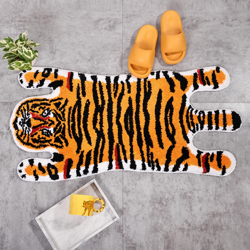 VIKAMA Cartoon Tiger Bathroom  - Home Bathroom Tub avaliação e preço