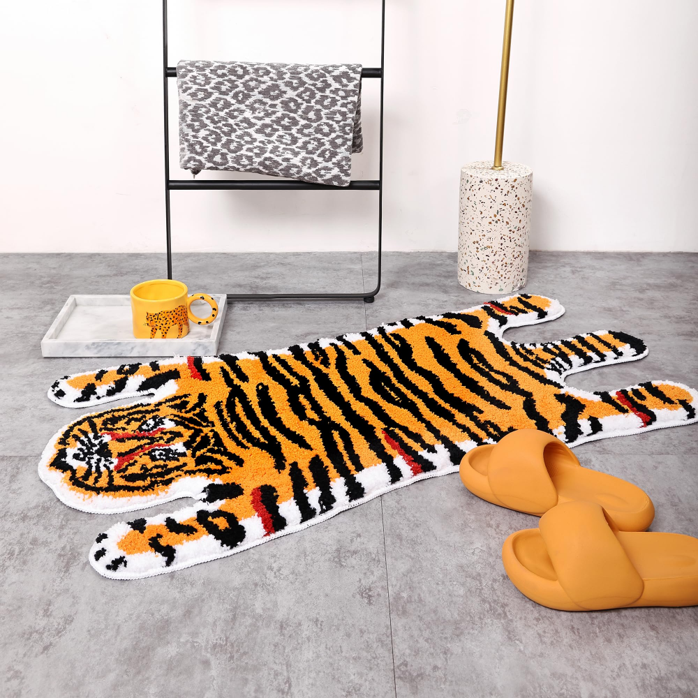 VIKAMA Cartoon Tiger Bathroom  - Home Bathroom Tub avaliação e preço