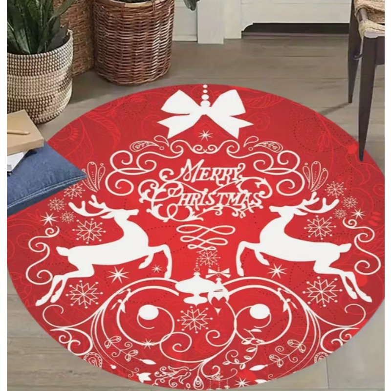 Christmas Themed carpet Santa  - Home Goods Bathroom Mats avaliação e preço