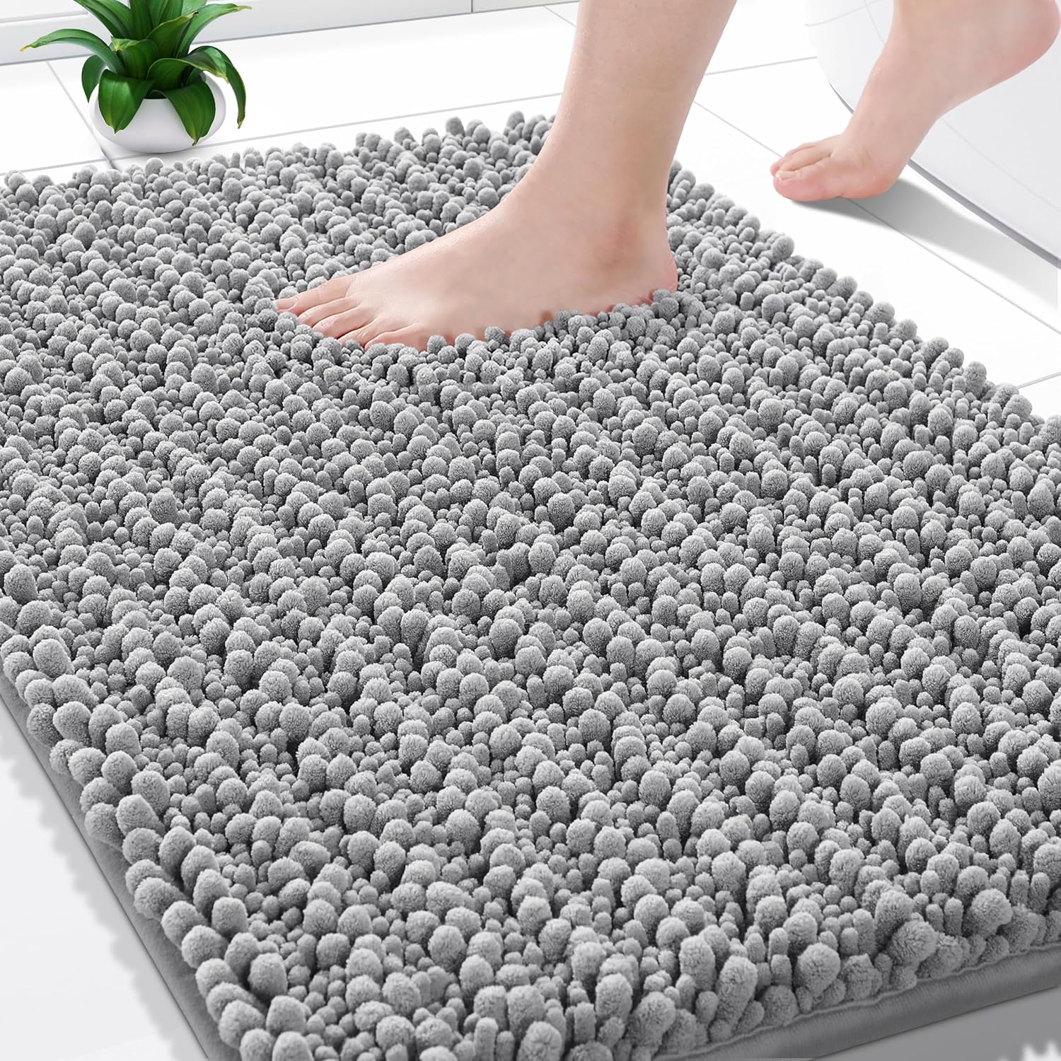 Yimobra Bathroom Rugs Non-Slip - Home Bathroom Tub avaliação e preço