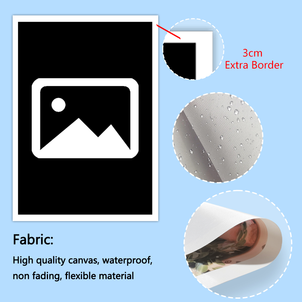 1Pc Personalized big size canv - Home Bathroom Wall Decor avaliação e preço