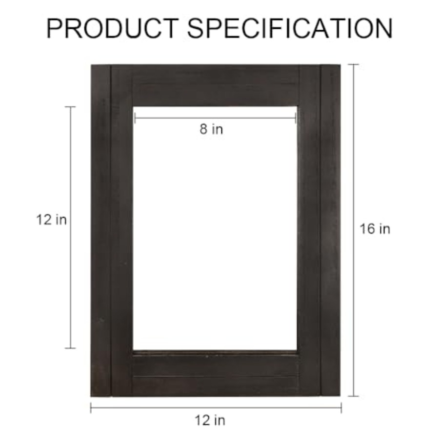 Rectangle Wall Mirror for Bath - Home Living Bathroom Vanity avaliação e preço