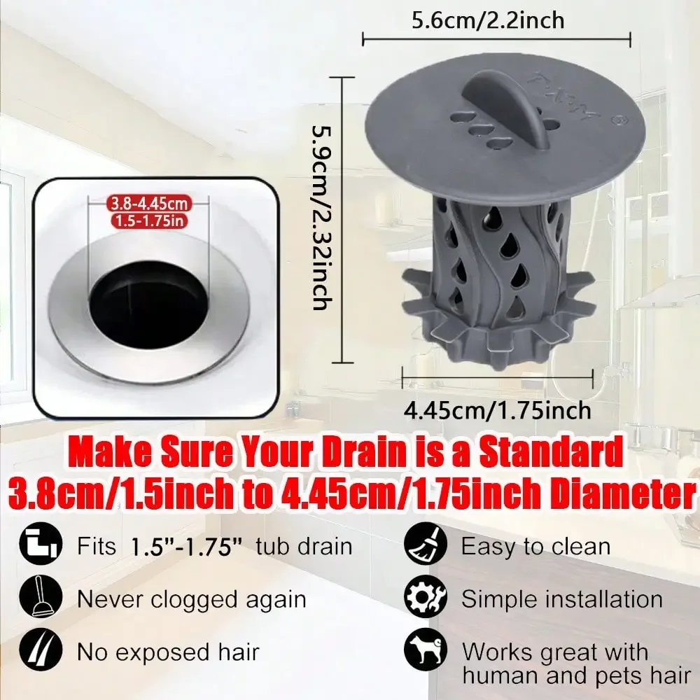 Bathroom Drain Hair Catcher, S - Home Bathroom Tub avaliação e preço