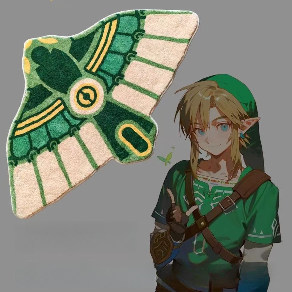 Anime Bath Mat Zelda Kingdom C - Home Bathroom Carpet avaliação e preço