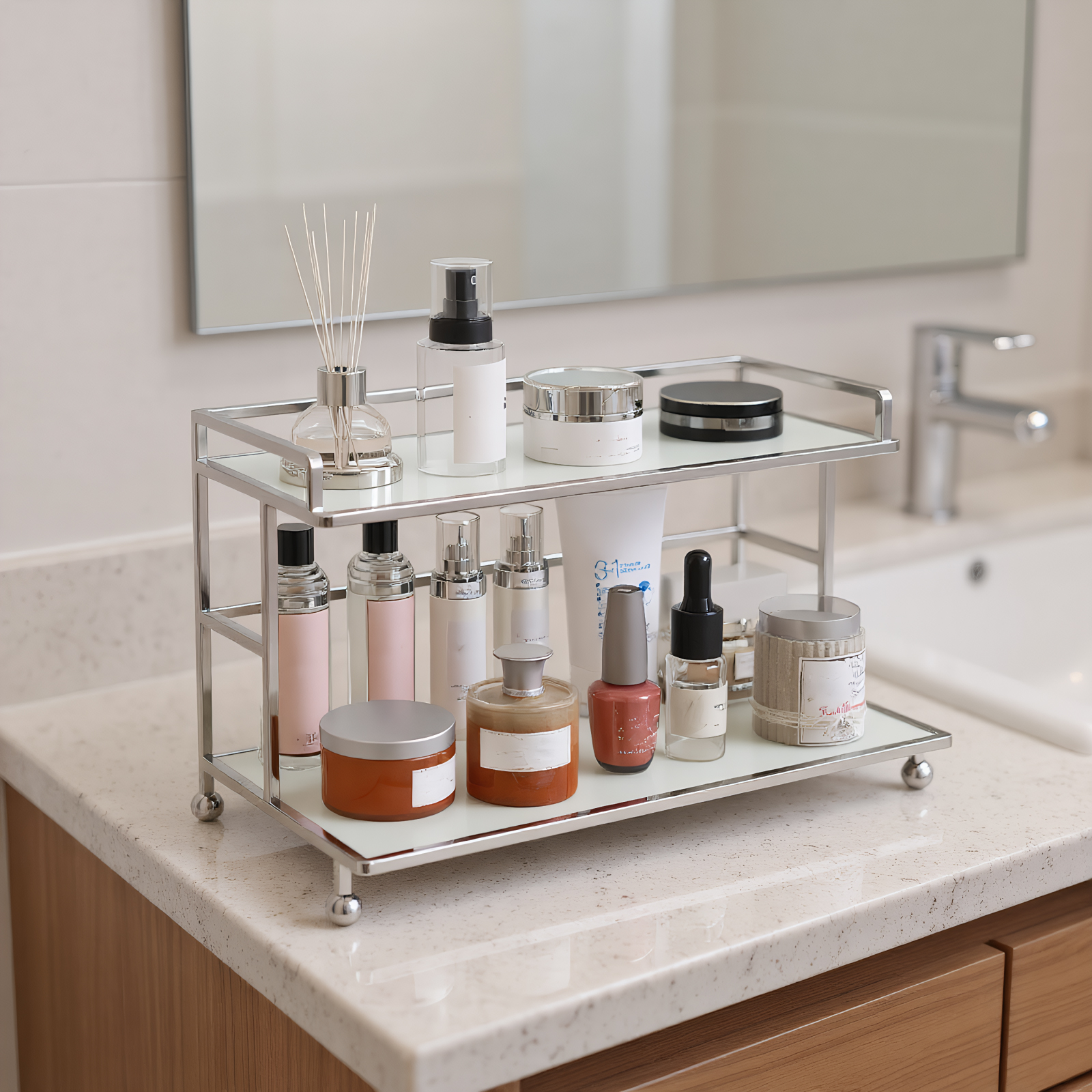 1 Pcs Dressing Table Storage R - Home Living Bathroom Vanity avaliação e preço
