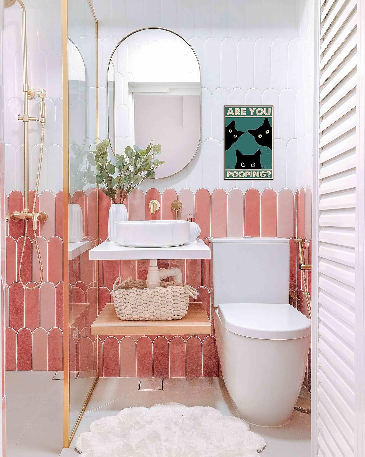 Vintage Decor Black Cat Wall A - Home Bathroom Wall Decor avaliação e preço
