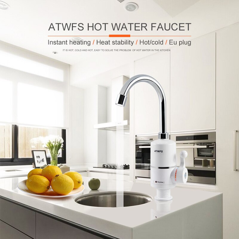 ATWFS Tankless Electric Newest - Home Bathroom Water Heater avaliação e preço