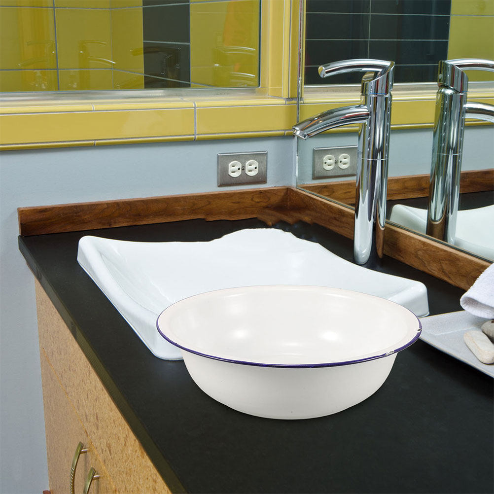 32cm Enamel Wash Basin Foot So - Home Bathroom Tub avaliação e preço