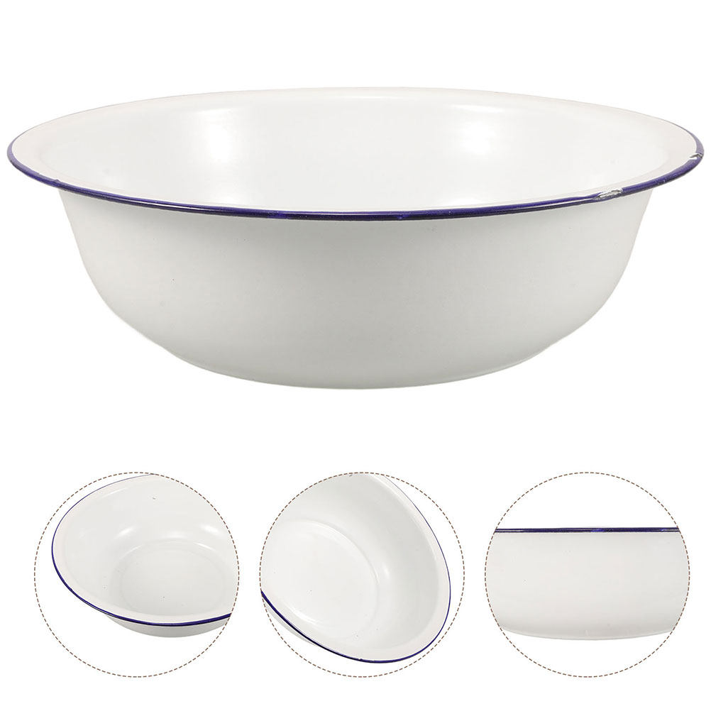 32cm Enamel Wash Basin Foot So - Home Bathroom Tub avaliação e preço