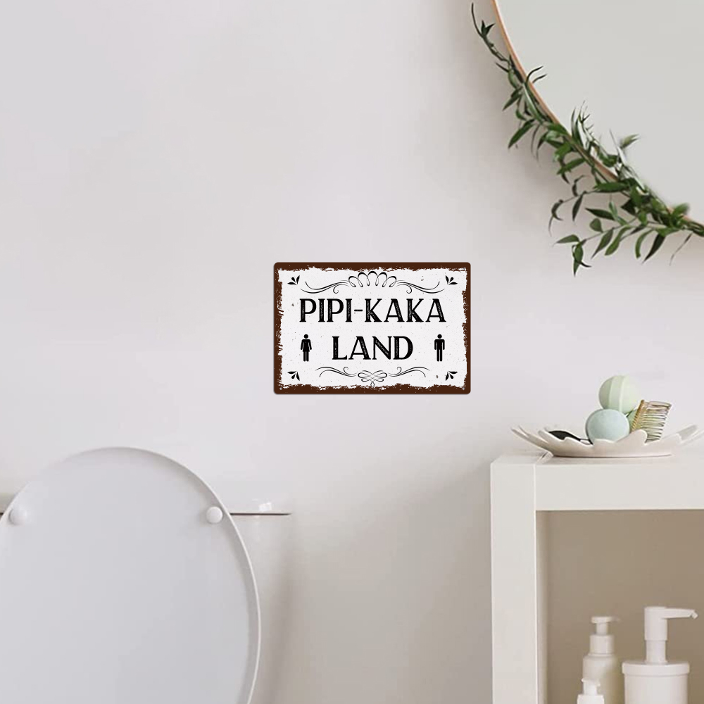 Putuo Decor 1pc Vintage Metal  - Home Bathroom Wall Decor avaliação e preço