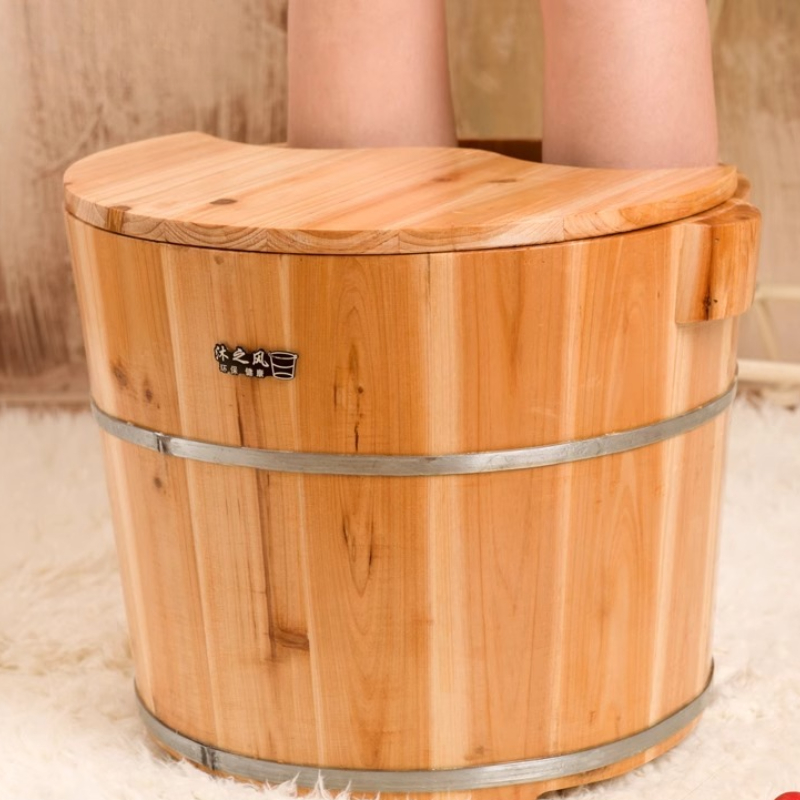 Wood Foot Soaking Tub Deep Ins - Home Bathroom Tub avaliação e preço