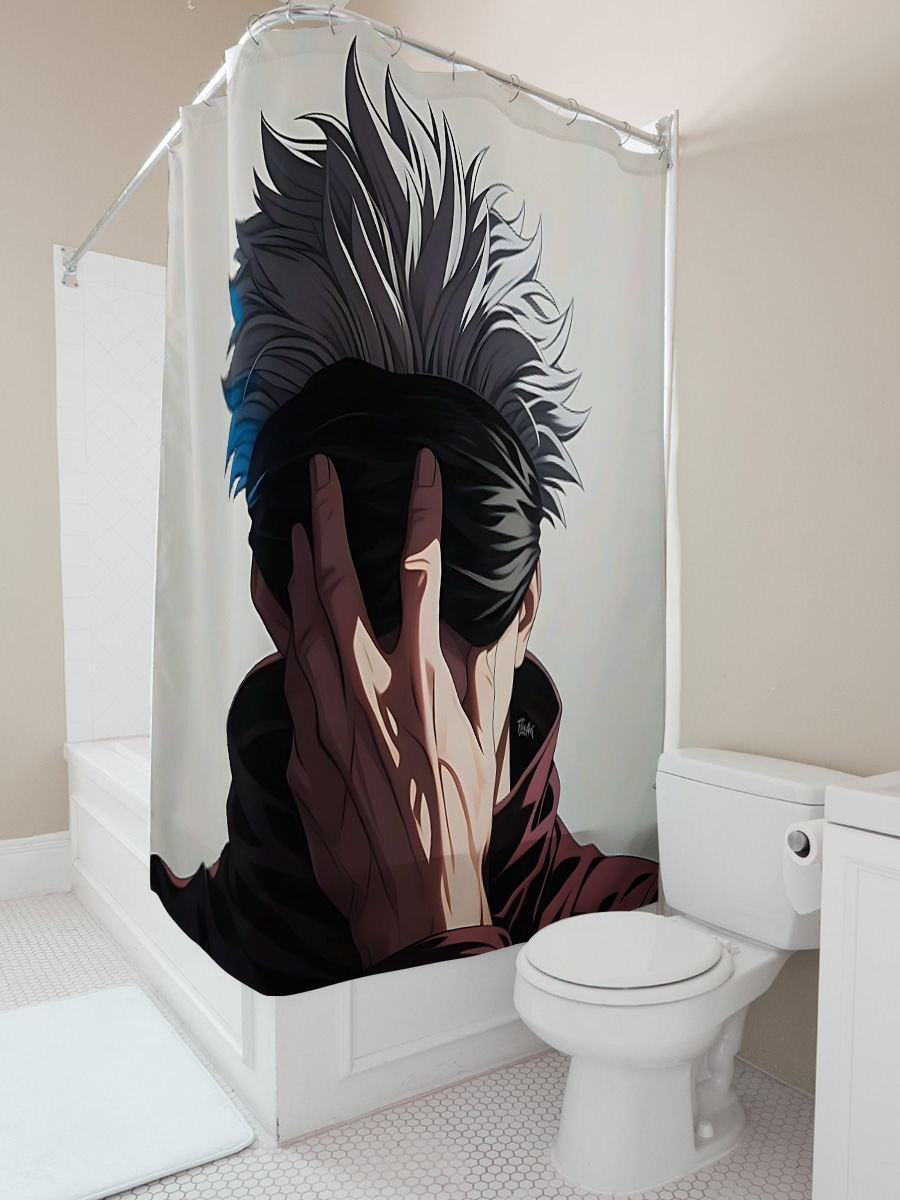 Anime Style Shower Curtain Uni - Home Bathroom Exhaust Fan avaliação e preço