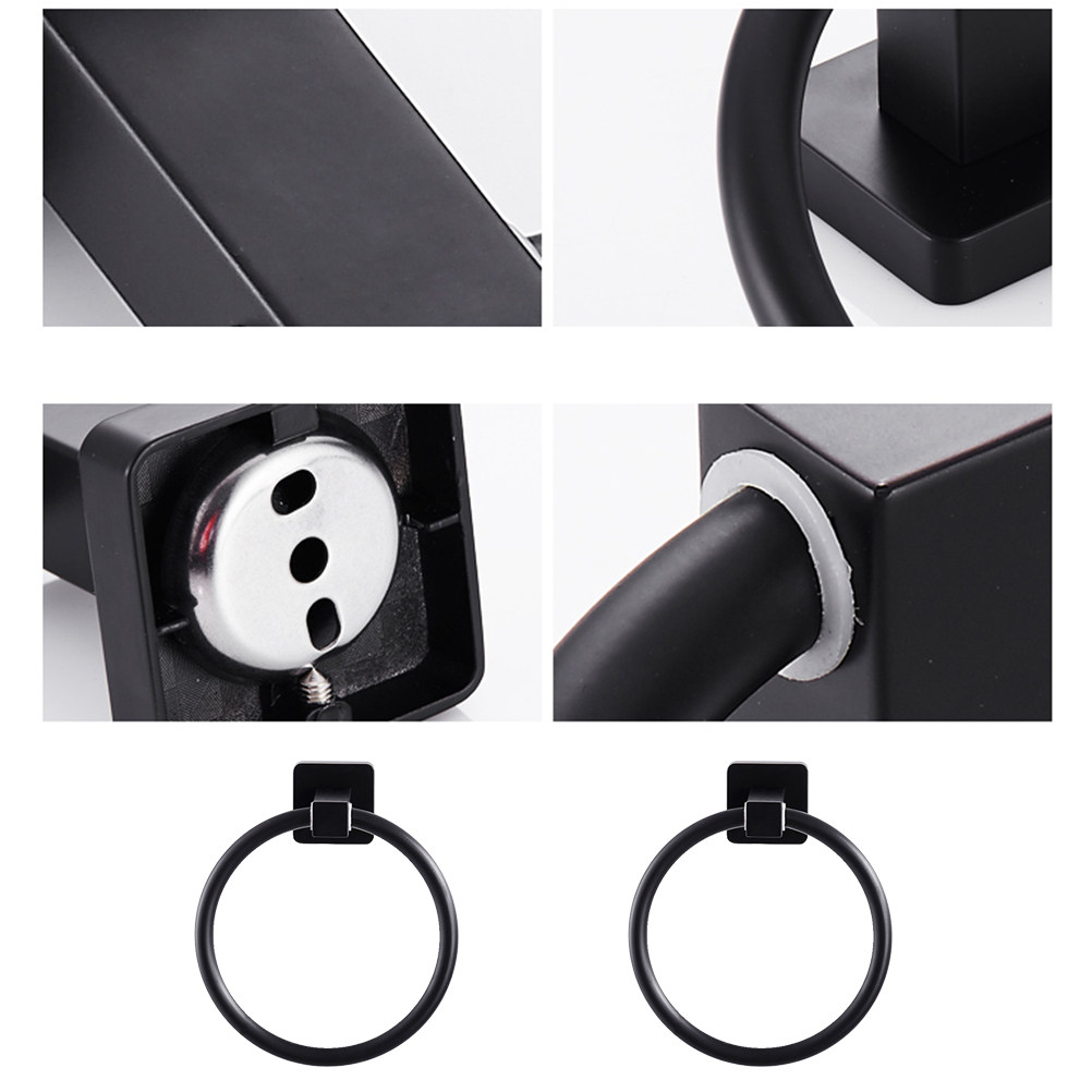 Aluminum Towel Ring Wall Mount - Home Bathroom Design Simple avaliação e preço