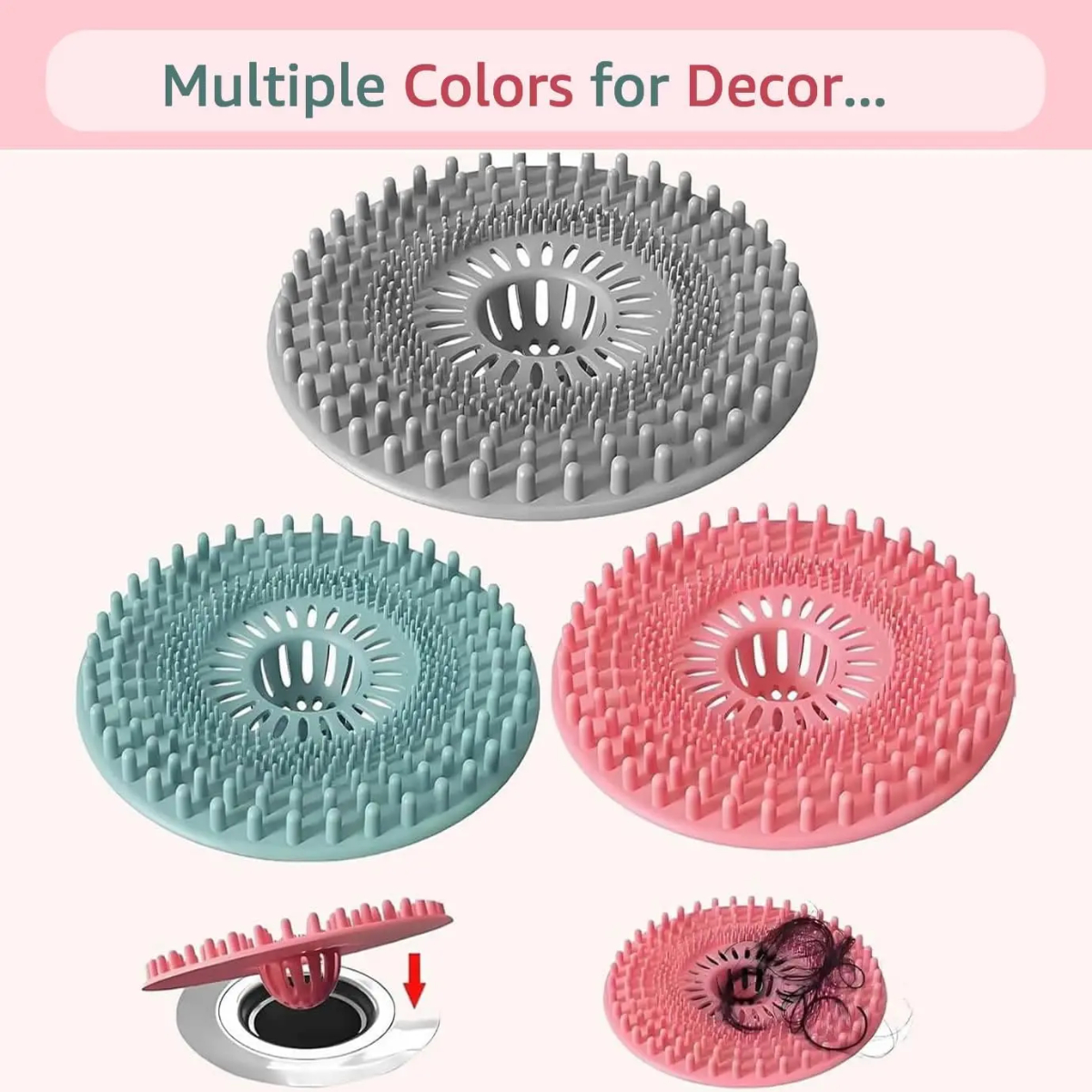 1pc Hair Catcher Shower Drain  - Home Bathroom Tub avaliação e preço