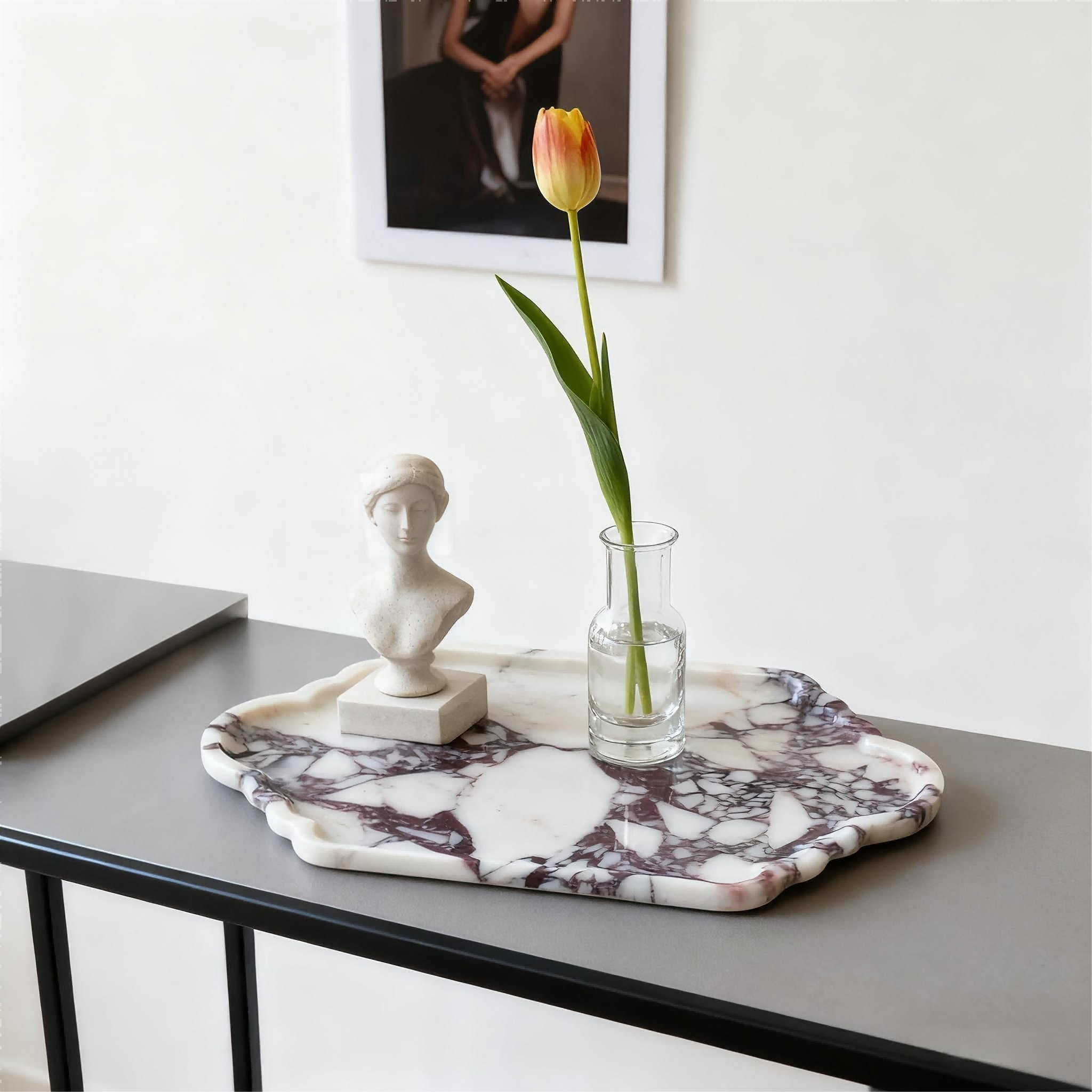 Calacatta Viola Natural Marble - Home Bathroom Scene avaliação e preço