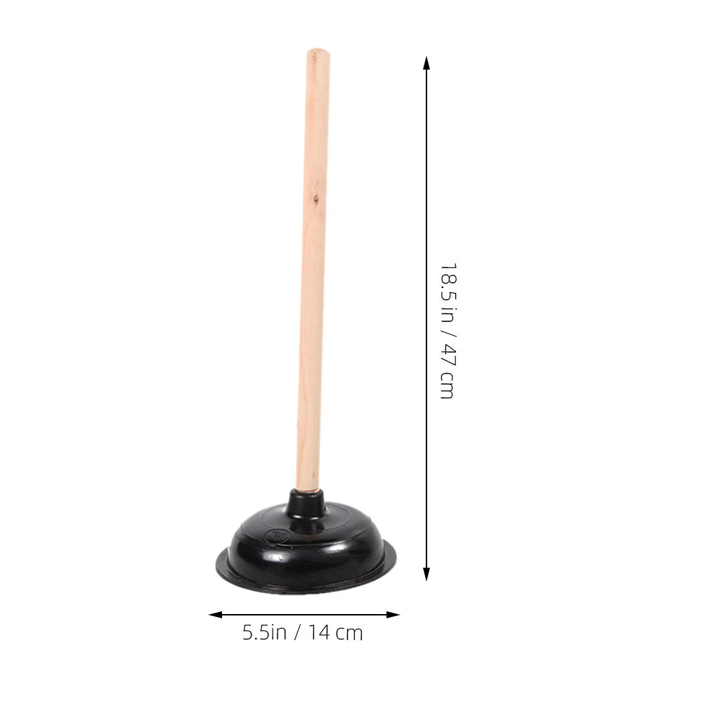 2Pcs Ergonomic Wood Handle Plu - Home Bathroom Cleaning Solution avaliação e preço