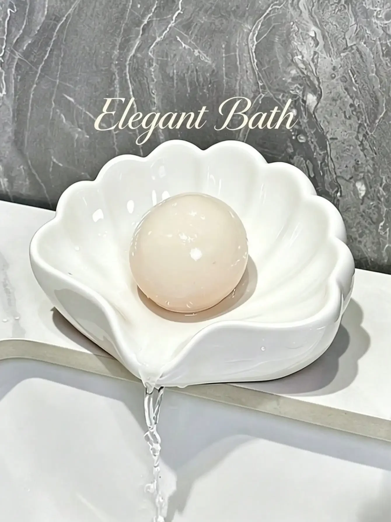 2pcs Nordic Style Shell Shaped - Home Goods Bathroom Vanity avaliação e preço