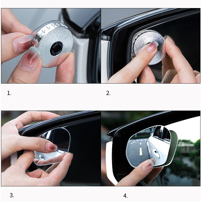 2Pcs Suction Cup Blind Spot Mi - Shaving Mirror Suction avaliação e preço