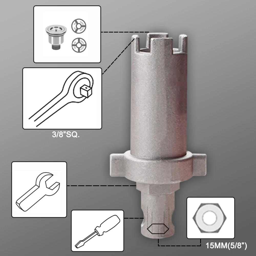 TINSOL Sink Faucet Wrench Anti - Home Bathroom Water Heater avaliação e preço