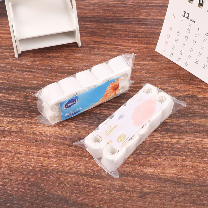 1:12 Dollhouse Miniature Paper - Home Bathroom Scene avaliação e preço