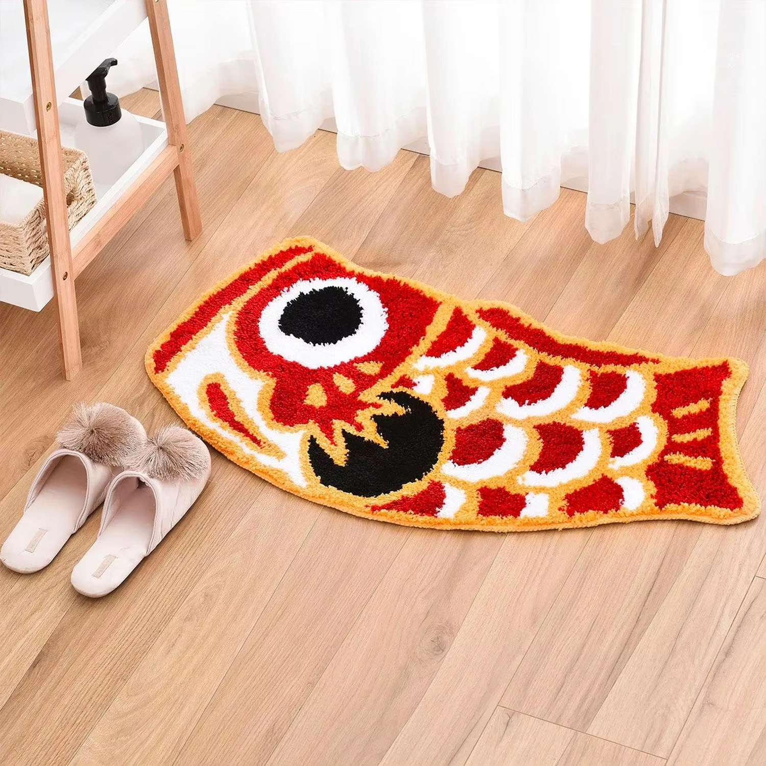 VIKAMA Auspicious Carp Carpet  - Home Goods Bathroom Mats avaliação e preço